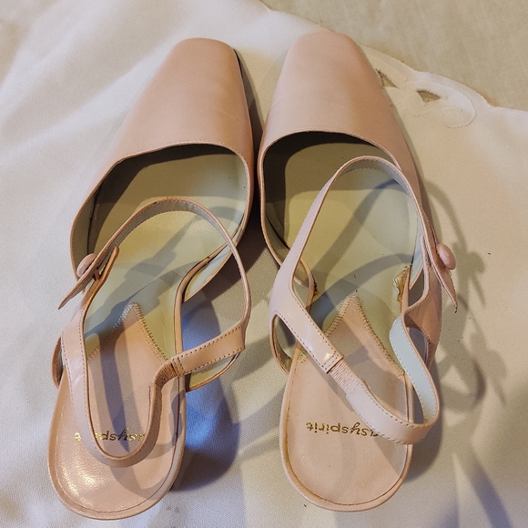 Pink Easy Spirit Slingback Heels - Picture 2 of 4